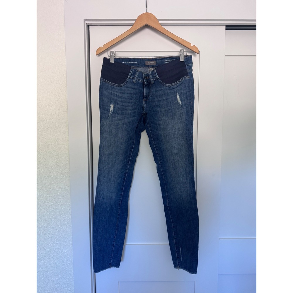 DL1961 Emma Maternity Instasculpt SkinnyJeans Blue Size 26